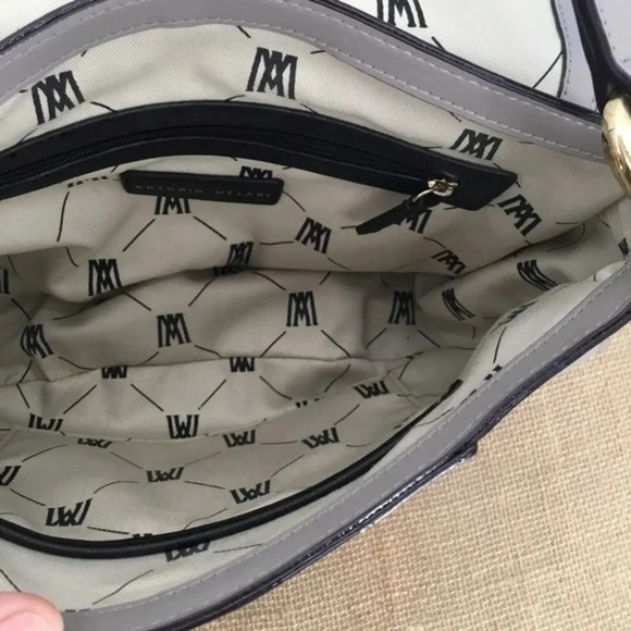 Antonio Milani Leather Reptile Flap Bag - Picture 9 of 10